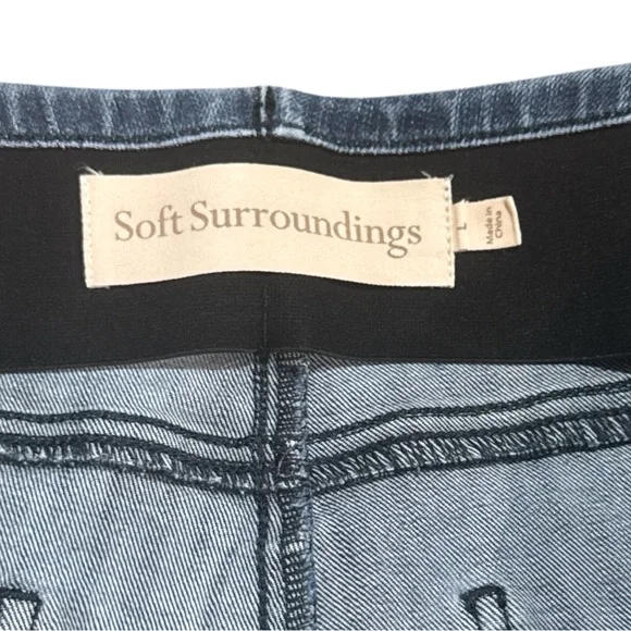 Soft Surroundings Ultimate Pull On Bootcut Jeans Stretch Women’s Large (14-16) - Picture 3 of 4